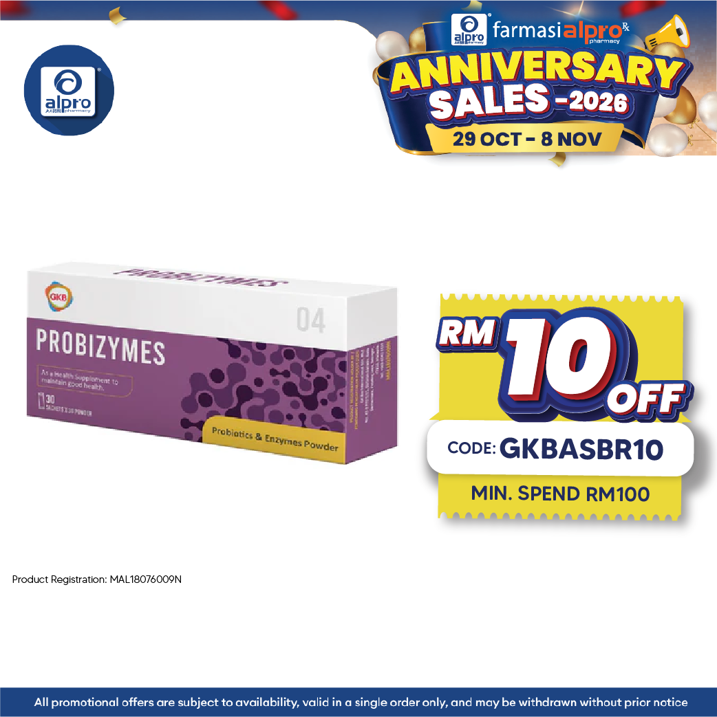 GKB Probizymes Powder 30s