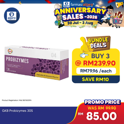 GKB Probizymes Powder 30s GKB