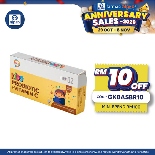 GKB Kids Probiotic+Vitamin C 30s