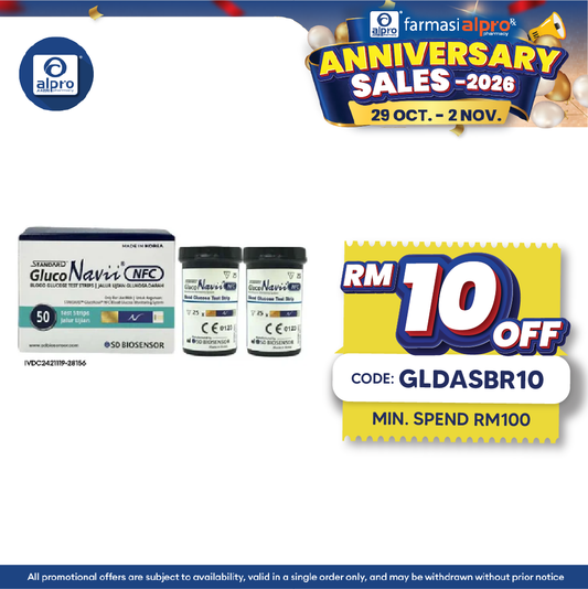 Gluconavii Test Strip 2x25s | Blood Glucose