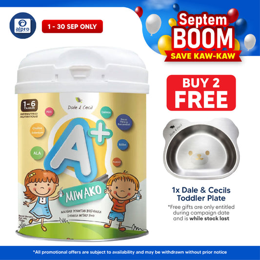 Miwako A+ Plant-based Milk Formula 700g | For Children Age 1-6 Years Old Miwako