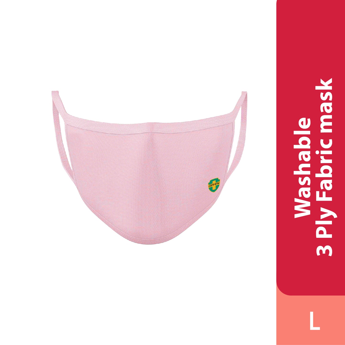 offen-3-ply-fabric-mask-size-pink product image 1