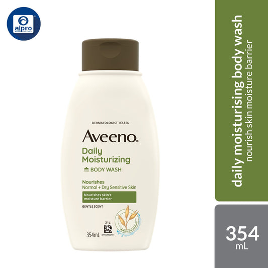 Aveeno Daily Moisturizing Body Wash 354mL | Nourish Skin Moisture Barrier Alpro Pharmacy