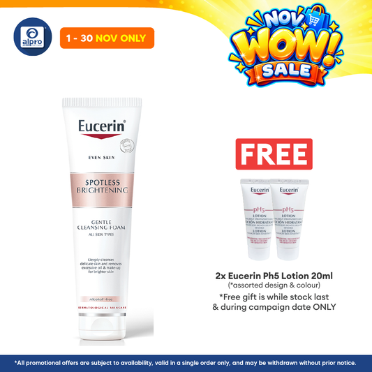 Eucerin Spotless Brightening Gentle Cleansing Foam 150ml