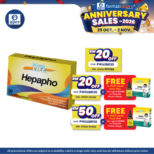 Powerlife Hepapho 3x10s | Liver Tonic