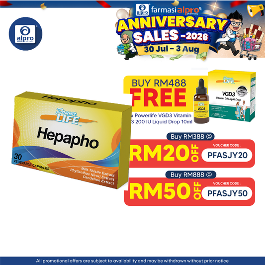 Powerlife Hepapho 3x10s | Liver Tonic Powerlife
