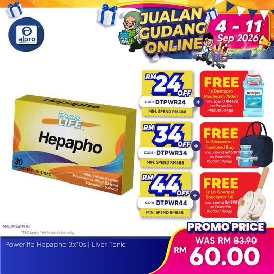 Powerlife Hepapho 3x10s | Liver Tonic Kinohimitsu