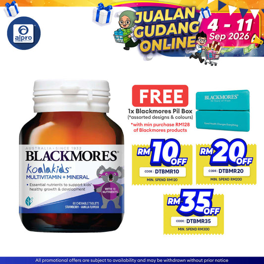 Blackmores Kids Multivitamin + Minerals Strawberry 60s | Promotes Healthy Immune System Blackmores