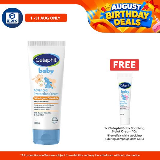 Cetaphil Baby Advance Protection Cream 85g | Moisturizing and Soothing Cetaphil Baby