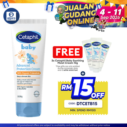 Cetaphil Baby Advance Protection Cream 85g | Moisturizing and Soothing Cetaphil Baby