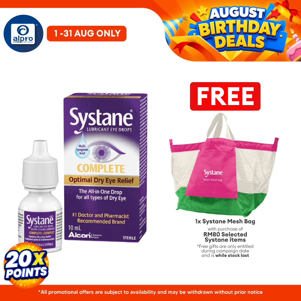 Alcon Systane Complete 10ml | Tear Evaporation Protection Alcon