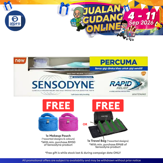 Sensodyne Rapid Relief 100g Free Toothbrush | Fast Relief for Sensitive Teeth Sensodyne