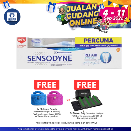 Sensodyne Repair & Protect 100g Free Toothbrush | Promotes Healthy Gums Sensodyne