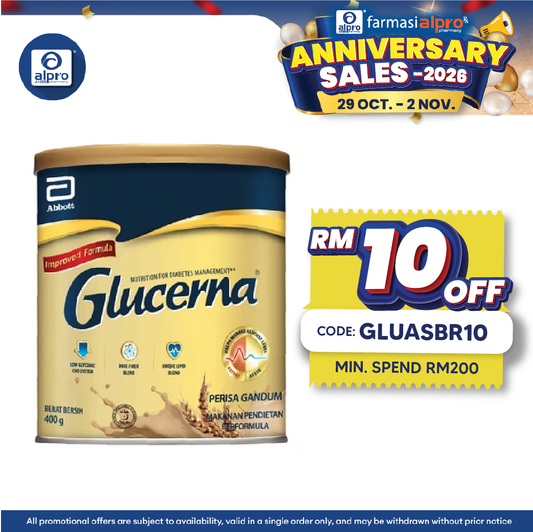 Abbott Glucerna Gold Wheat 400g | Diabetes Formula