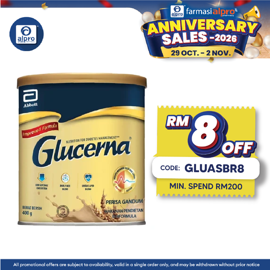 Abbott Glucerna Gold Wheat 400g | Diabetes Formula