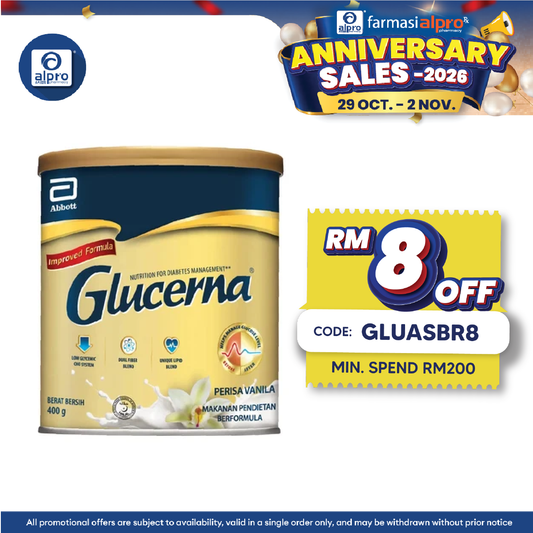Abbott Glucerna Gold Vanilla 400g | Diabetes Formula