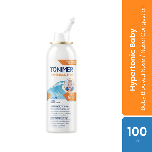 Tonimer Lab Baby Hypertonic Nasal Spray 100ml | Baby Clear Blocked Nose