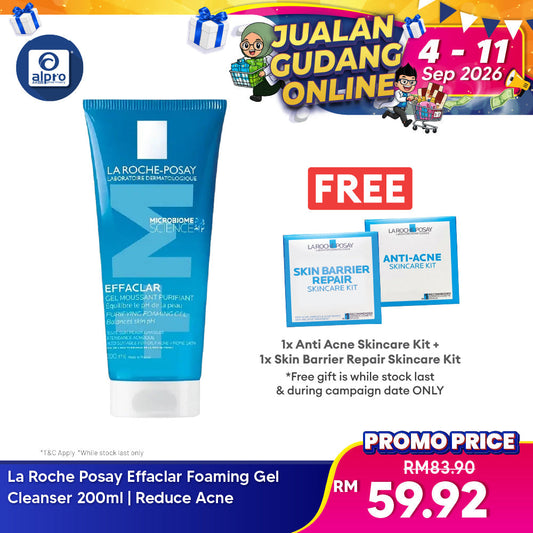 La Roche Posay Effaclar Foaming Gel Cleanser 200ml | Reduce Acne La Roche Posay