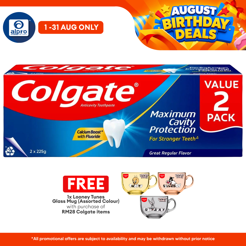 Colgate Red Great Regular Flavor 225gm 2s Colgate