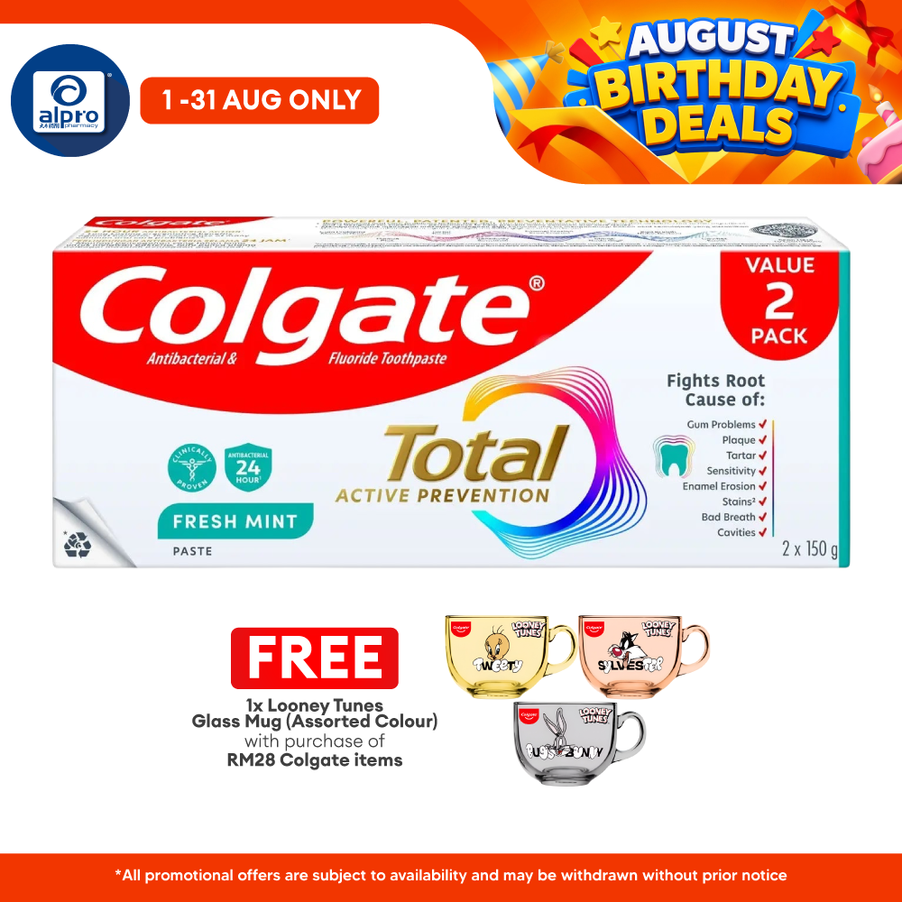 Colgate Total 12 Hour Protection Clean Mint 150g 2s Colgate