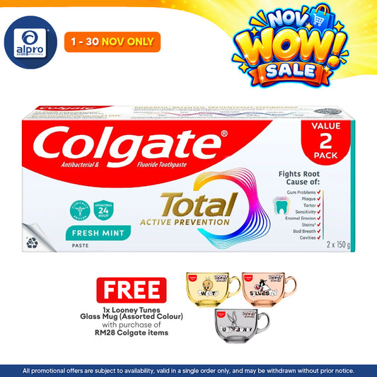 Colgate Total 12 Hour Protection Clean Mint 150g 2s