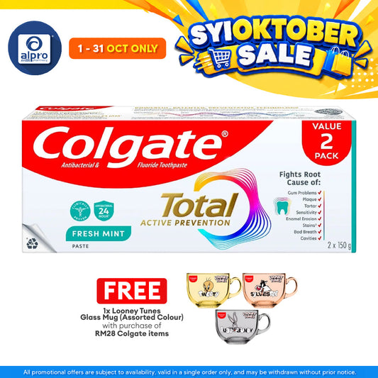 Colgate Total 12 Hour Protection Clean Mint 150g 2s