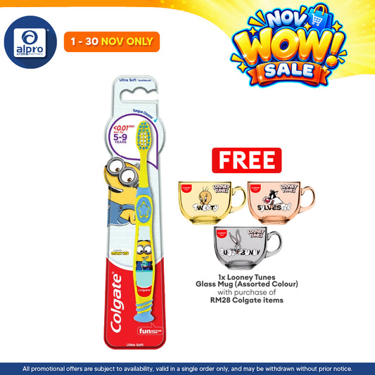 Colgate Toothbrush Minions Ultra Soft 5-9 Years 1s