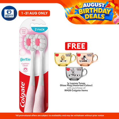 Colgate Toothbrush Cushion Clean 2s Colgate