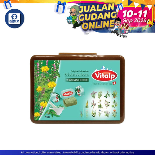 Vitalp Herbal Drops with Eucalyptus 10s | Soothe Sore Throats Vitalp