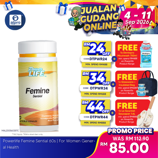 Powerlife Femine Sential 60s | For Women General Health Kinohimitsu