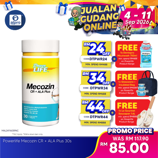 Powerlife Mecozin CR + ALA Plus 30s | Everyday Wellness Kinohimitsu