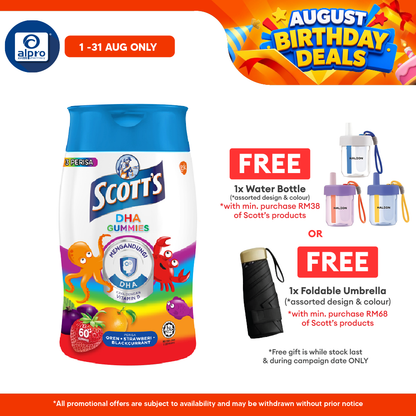 Scotts DHA Gummies Assorted 60s | Brain Health Scotts