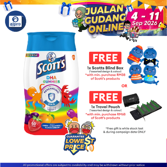 Scotts DHA Gummies Assorted 60s | Brain Health Scotts