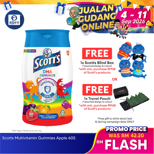 Scotts DHA Gummies Assorted 60s | Brain Health Scotts