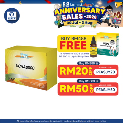 Powerlife UCHA8000 3g 30s Powerlife