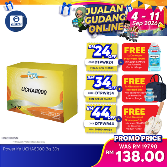 Powerlife UCHA8000 3g 30s | Individually Packed Sachets Kinohimitsu