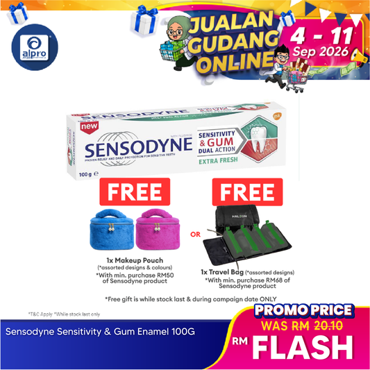 Sensodyne Sensitivity & Gum Extra Fresh 100g | Effectively Relieving Tooth Sensodyne
