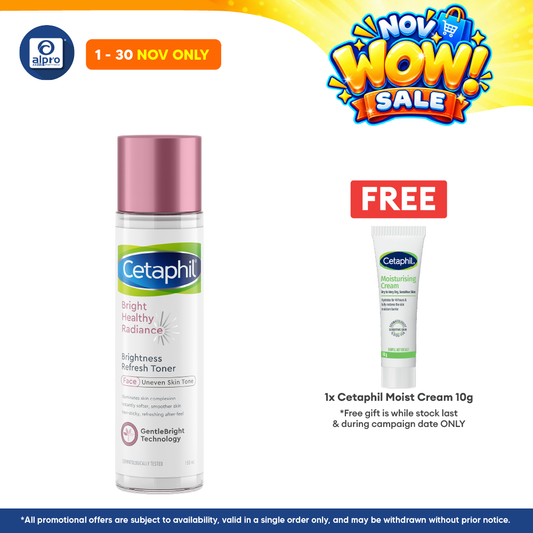 Cetaphil Brightness Refresh Toner 150ml | For Sensitive Skins