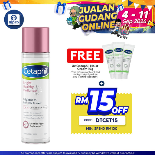 Cetaphil Brightness Refresh Toner 150ml | For Sensitive Skins Cetaphil