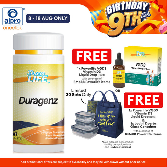 Powerlife Duragenz 60s | For General Health Powerlife