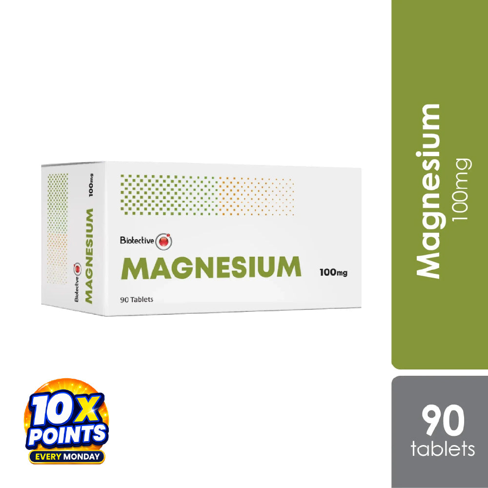 Biotective Magnesium 100mg 9x10s | Muscle & Nerve Support
