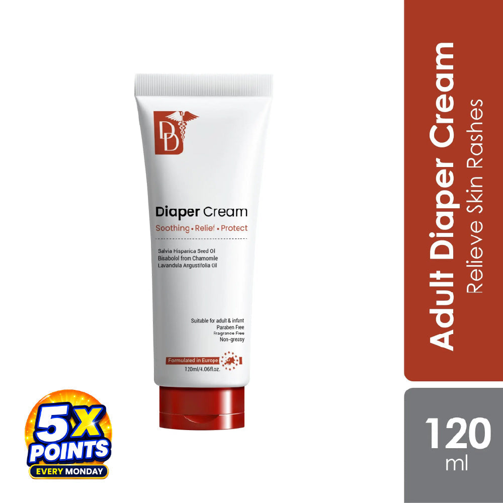 DD Adult Diaper Cream | Formulated In Europe To Relieve Skin Rashes DD