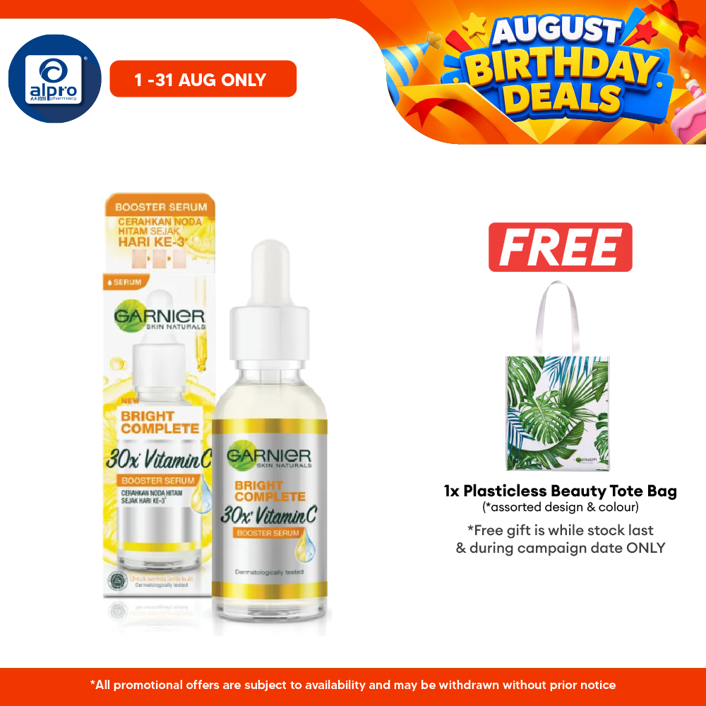 Garnier Light Complete Booster Serum 30ml | Brighten Dark Spots In 3 Days Garnier