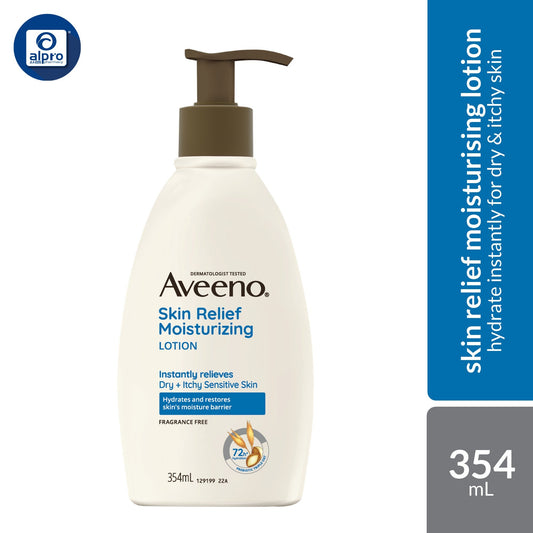 Aveeno Skin Relief Moisturizing Lotion 354mL | Hydrate Instantly For Dry &amp; Itchy Skin Aveeno
