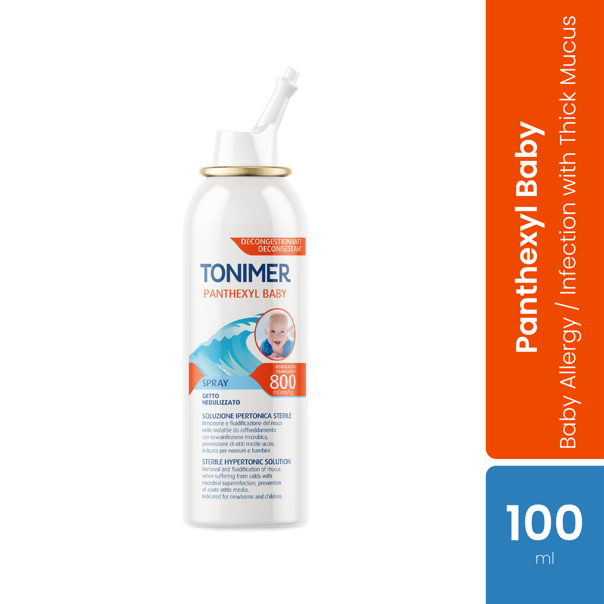 Tonimer Panthexyl Spray 100ml | Helps Clear Blocked Nose