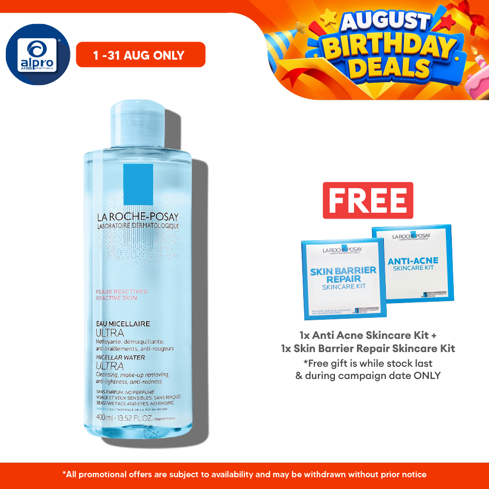 La Roche Posay Toleriane Micellar Water 200ml  | Gently Removes Impurities La Roche Posay
