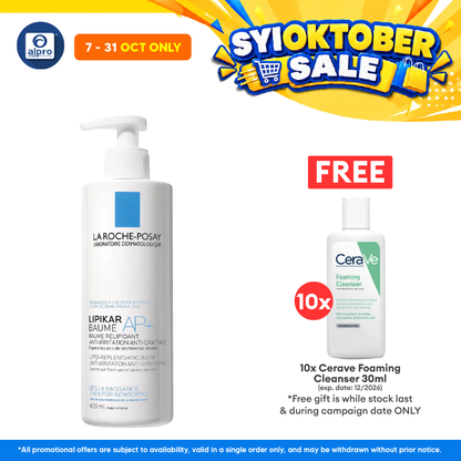 La Roche Posay Lipikar Baume Ap+ Body Moisturise 400ml | For Irritated Skin