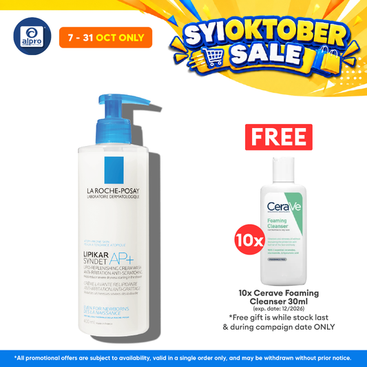 La Roche Posay Lipikar Syndet Ap+ Body Wash 400ml