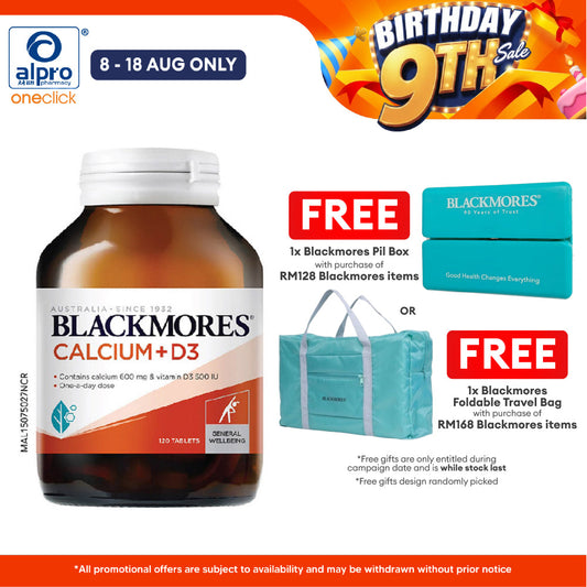 Blackmores Calcium+D3 120s | Bone Health Blackmores