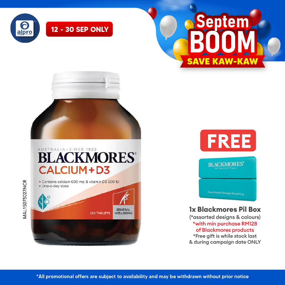 Blackmores Calcium+D3 120s | Bone Health